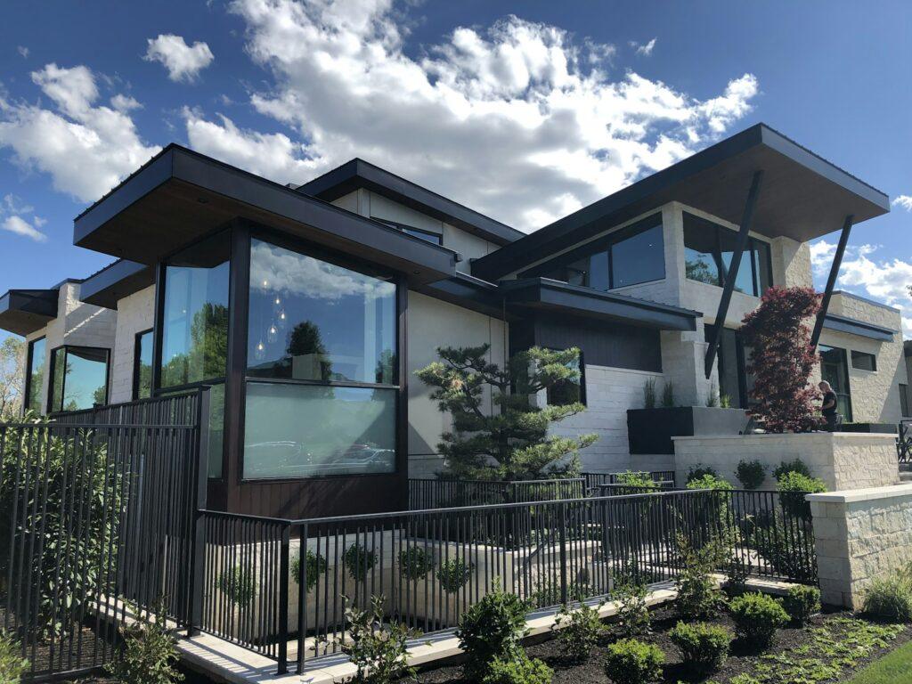 Completed luxury home used as context for builder reference discussions